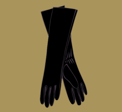 Kožené černé rukavice